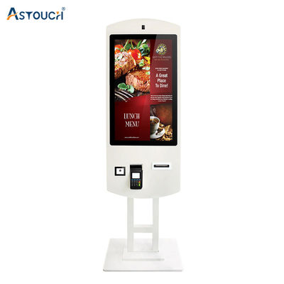 32 Inch Free Standing Digital Signage Kiosk With PCAP Touch Screen